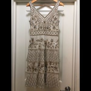 Adrianna Papell beaded dress, beautiful